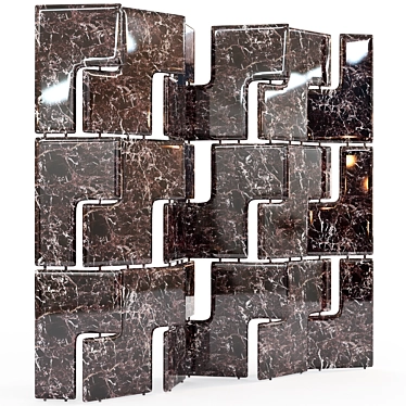 Minotti Janis Decorative Screen 3D model image 1 