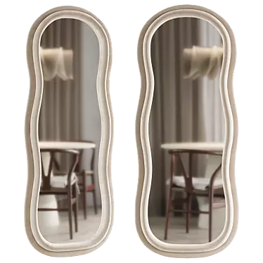 Kenji Modern Full Body Mirror 3D model image 1 