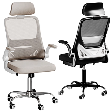 ErgoTech Office Chair Mesh Executive 3D model image 1 