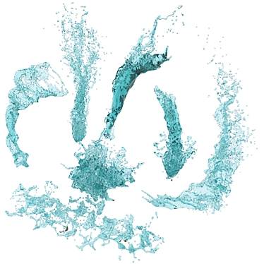 7 Water Splashes Vol. 3 3D model image 1 