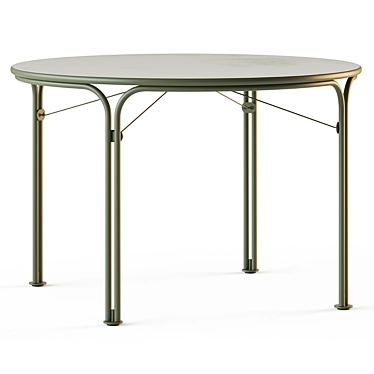 Modern Thorvald Dining Table Ensemble 3D model image 1 