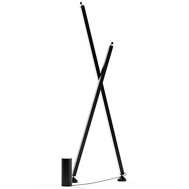 Modern Vibia Floor Lamp 3D 3D model image 1 