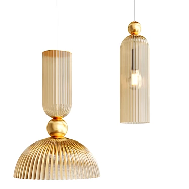 Antic Pendant Lamps Collection 3D model image 1 