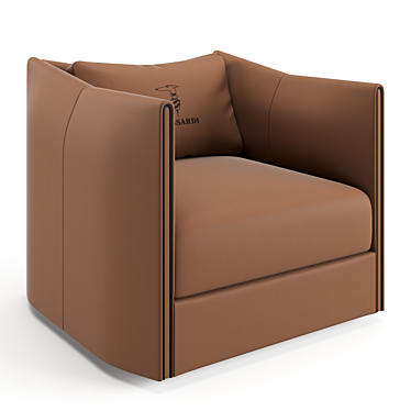 Elegant Trussardi Casa Maryl Armchair 3D model image 1 