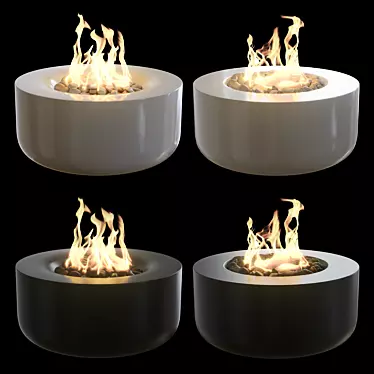 Bioethanol Fireplace №15 3D model image 1 