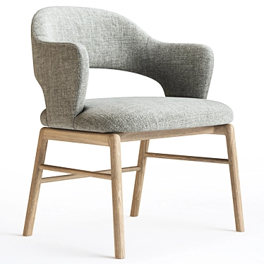 Stylish Flexform Alma Armchair - Vray & Corona Render 3D model image 1 