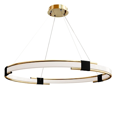 Gold Round Ring Chandelier