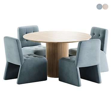 Mod Dining Set 105 2017 3D model image 1 