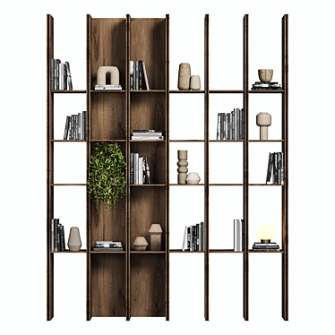 Modular Cabinet with Shelves 3D 3D model image 1 