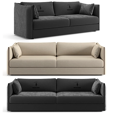 Trussardi Casa Maryl Sofa 224cm 3D model image 1 