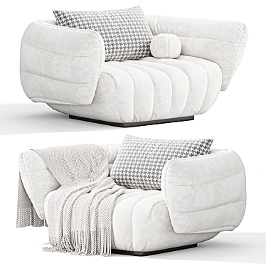  Tactile Armchair by Baxter (2015) 3D model image 1 
