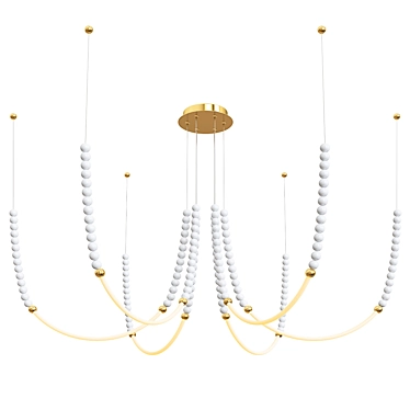 Elegant Ø120cm Pendant Light 3D model image 1 