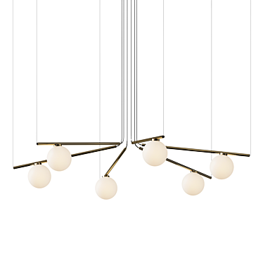 Contemporary Morosini Pendant Lamp 3D model image 1 