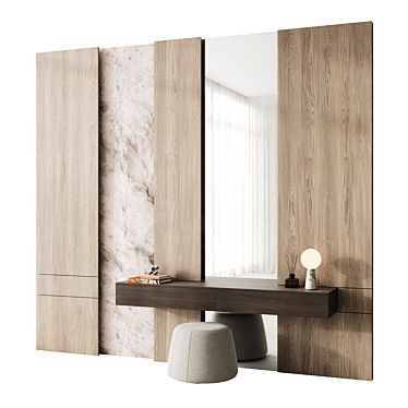 Hallway zone curved shape mirror XPG-03