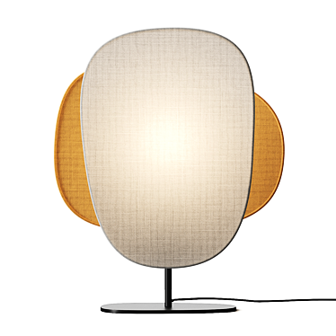 Retro Fabric Table Lamp Kit 3D model image 1 