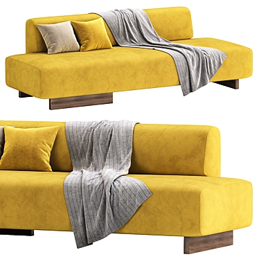 Contemporary Loveland Sofa Set 3D model image 1 