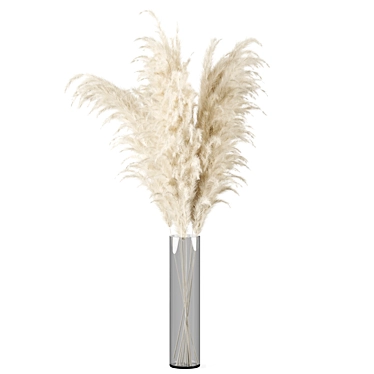 Pampas bouquet with IKEA glass vase