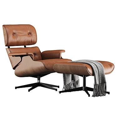 Modern Eames Lounge Chair 2015 3D model image 1 