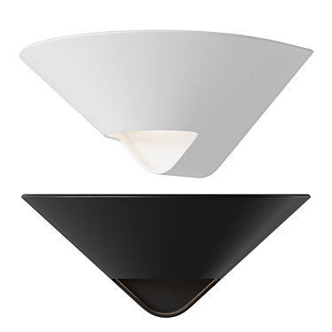  Contemporary LED Cone Wall Sconce 3D model image 1 