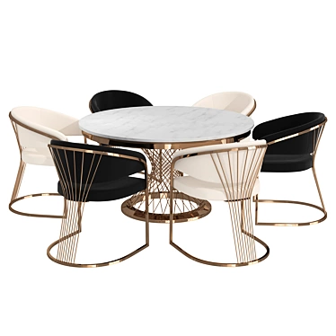 Inmod Sanders Dining Table and Chair