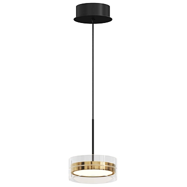 Height-Adjustable Pendant Light Essenza 3D model image 1 