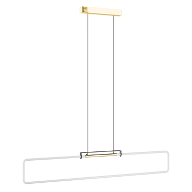 Sleek Modern RA Pendant Lamp 3D model image 1 