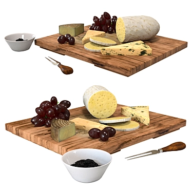 Cheese and berries