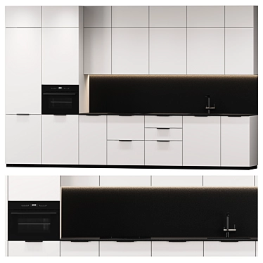 Kitchen set with plain fronts | AV 079