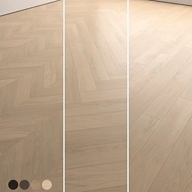  Wood Floor Set 31 Upgrade 3D model image 1 