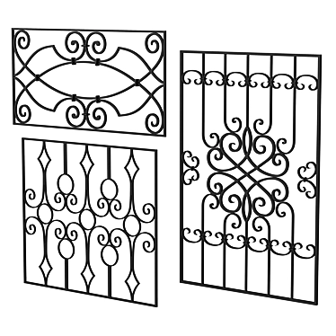 Wrought Iron Fence 03