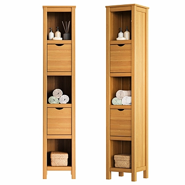 Bathroom stand Sedna Acacia by La Redoute