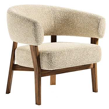 Stylish Juno Chair: Modern Comfort 3D model image 1 