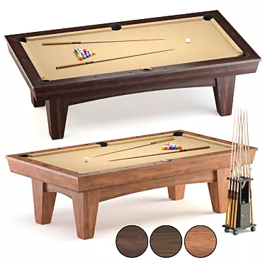 Brunswick Winfield 8ft Pool Table 3D model image 1 