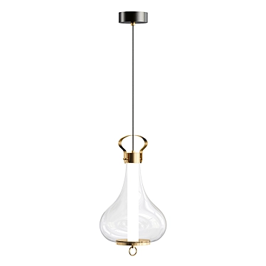 Elegant Modern Ceiling Pendant Light 3D model image 1 