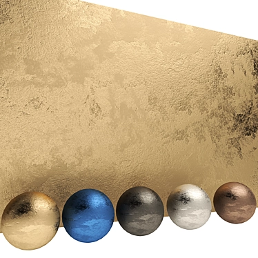 Metallic Venetian Plaster: Transform Your Space 3D model image 1 