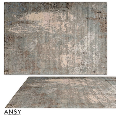 Handcrafted Urban Modern Collection Rug 3D model image 1 