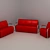 Modern Avantgarde Furniture Set 3D model small image 1