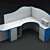 Minimalist Office Table 3D model small image 1