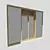 Modern Mirror Wardrobe 3D model small image 1