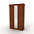 Mirror Cabinet: Wooden Beauty 3D model small image 1