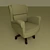 Luxury Leather Executive Chair 3D model small image 1