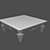 Sleek Wood Table 3D model small image 1