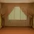 Elegant Reactor-Fabricated Curtains 3D model small image 1