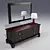 Mirrored Chest with Lamp 3D model small image 1