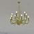 Italian Sparkle Pendant Chandelier 3D model small image 1