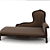 Modern Fabric Sofa 3D model small image 1