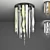 Elegant Penda Chandelier by Barovir & Toso 3D model small image 1