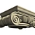 Ionic Capital Half Column 3D model small image 1