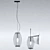 High-Tech Pendant & Wall Sconce Set 3D model small image 1