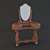 Elegant Italian Vanity Table 3D model small image 1